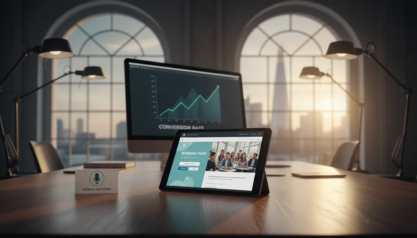 Speaker Web Design London: Booking Pages That Convert Audiences to Events