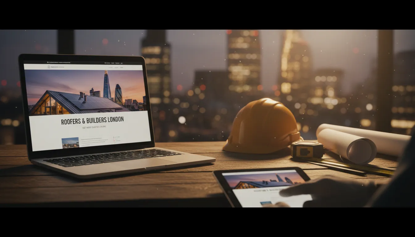 Web Design for Roofers and Builders in London: Get More Quotes Online