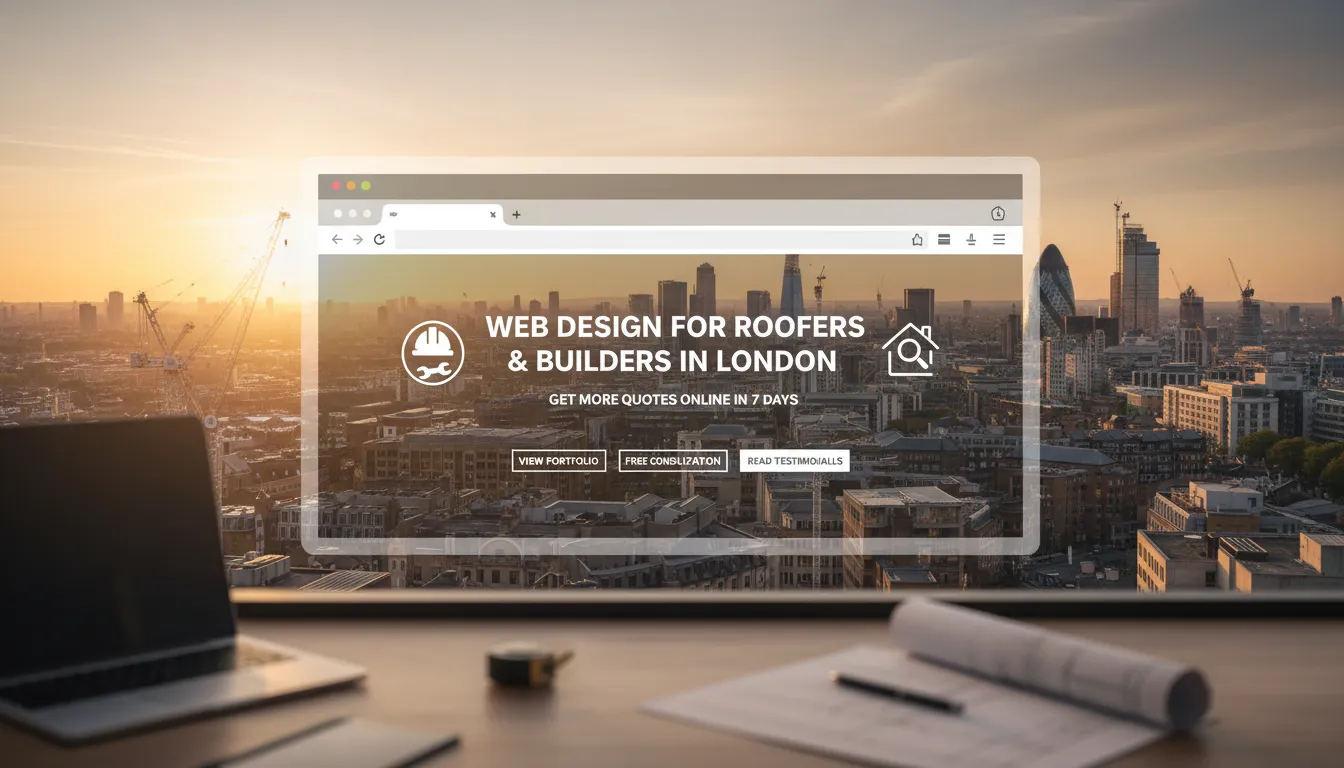 Web Design for Roofers and Builders in London: Get More Quotes Online in 7 Days