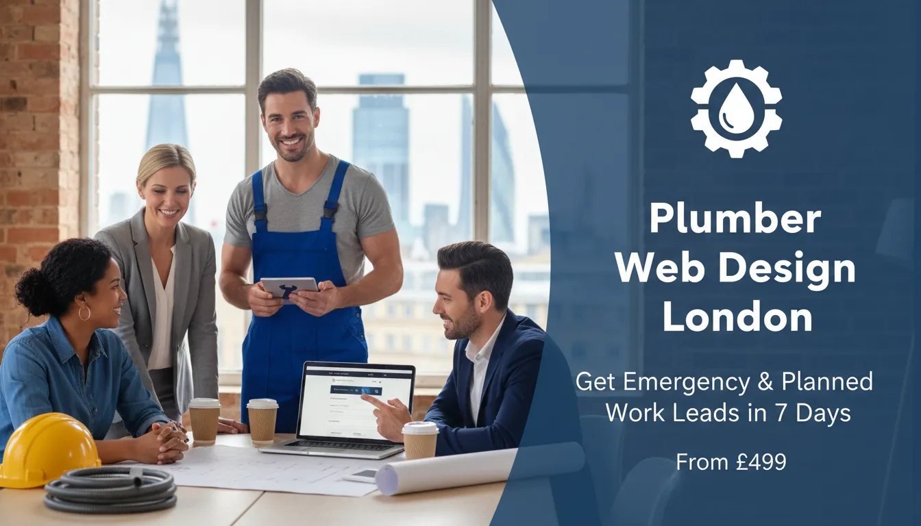 Plumber Web Design London: Get Emergency & Planned Work Leads in 7 Days | From £499