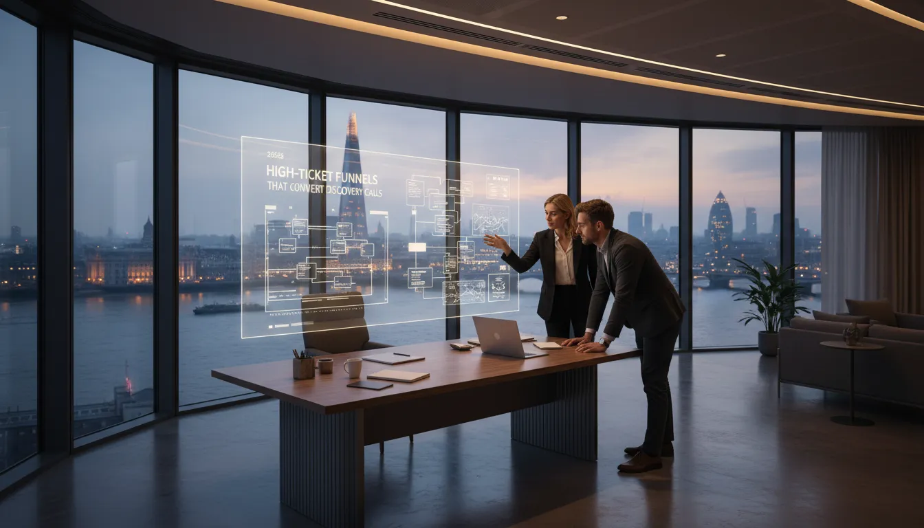 Coach Web Design London: High-Ticket Funnels That Convert Discovery Calls in 2025